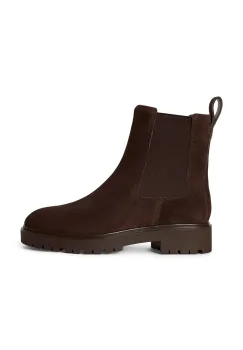 Lauren Ralph Lauren ghete scurte pentru femei din piele intoarsa Allyson imagine