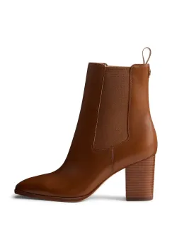 Lauren Ralph Lauren ghete scurte pentru femei din piele Rlyn Bte Hl imagine