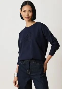 Lauren Ralph Lauren  hanorac pentru femei cu bumbac imagine