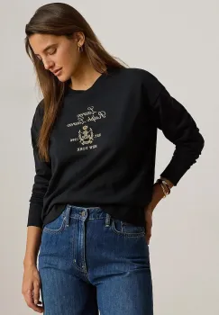 Lauren Ralph Lauren hanorac pentru femei cu bumbac imagine