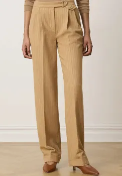 Lauren Ralph Lauren  pantaloni de costum pentru femei cu lana imagine