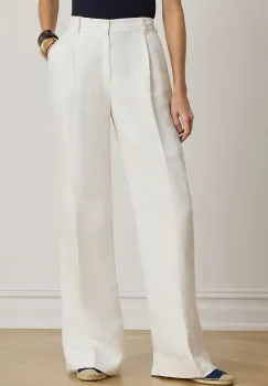 Lauren Ralph Lauren pantaloni palazzo pentru femei, cu in imagine