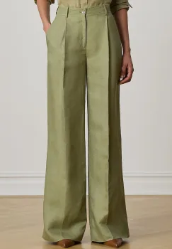 Lauren Ralph Lauren pantaloni palazzo pentru femei, cu in imagine