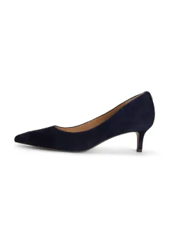 Lauren Ralph Lauren pantofi cu toc stiletto din piele intoarsa Adrienne imagine