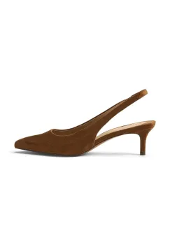 Lauren Ralph Lauren pantofi cu toc stiletto din piele intoarsa Lolah II imagine