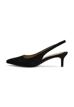 Lauren Ralph Lauren pantofi cu toc stiletto din piele intoarsa Lolah II imagine