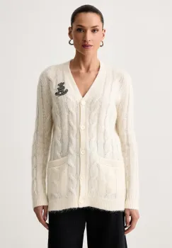 Lauren Ralph Lauren  pulover cu fermoar pentru femei cu adaos de lana si mohair imagine