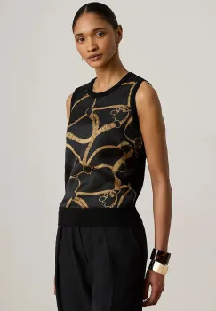 Lauren Ralph Lauren pulover cu maneca scurta pentru femei imagine