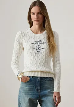 Lauren Ralph Lauren pulover de bumbac imagine