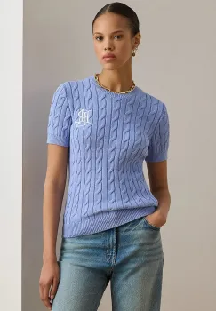 Lauren Ralph Lauren pulover de bumbac imagine