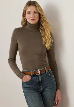 Lauren Ralph Lauren pulover din amestec de matase imagine