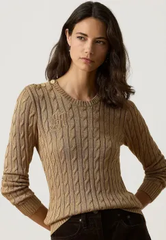 Lauren Ralph Lauren pulover pentru femei cu bumbac imagine