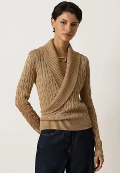 Lauren Ralph Lauren  pulover pentru femei cu bumbac imagine