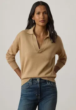 Lauren Ralph Lauren pulover pentru femei, cu bumbac imagine