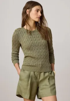 Lauren Ralph Lauren pulover pentru femei, cu bumbac imagine