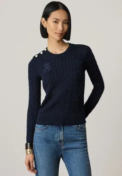 Lauren Ralph Lauren pulover pentru femei, cu bumbac imagine