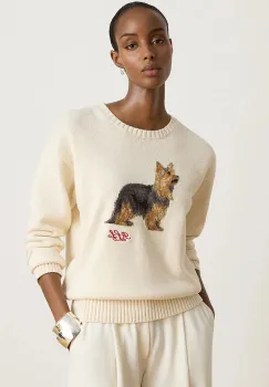Lauren Ralph Lauren  pulover pentru femei din bumbac imagine