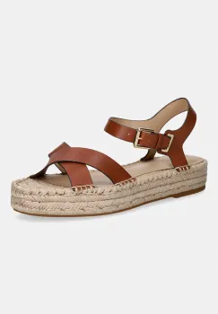 Lauren Ralph Lauren sandale cu platforma pentru femei, din Piele Emeryn imagine