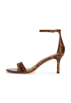 Lauren Ralph Lauren sandale cu toc cui din piele Allie Mid imagine