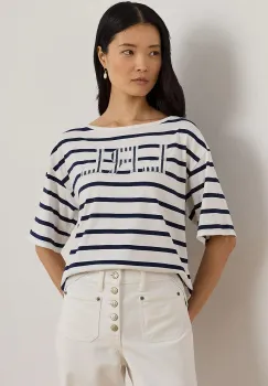 Lauren Ralph Lauren tricou din bumbac imagine