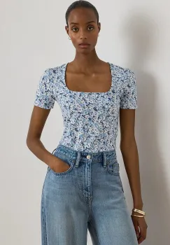 Lauren Ralph Lauren tricou pentru femei, din bumbac imagine