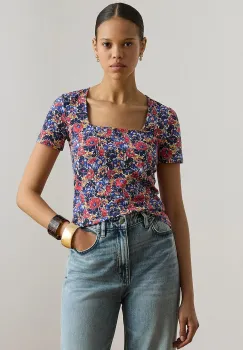 Lauren Ralph Lauren tricou pentru femei, din bumbac imagine