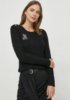 Lauren Ralph pulover de bumbac imagine