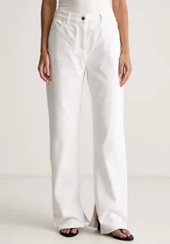 Le Prive blugi straight pentru femei DEMI JEANS BLANC imagine