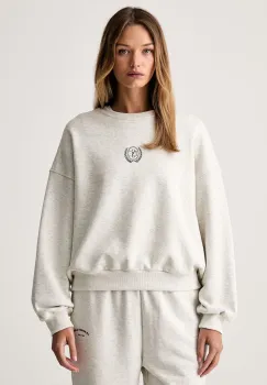 Le Prive hanorac pentru femei din bumbac VARSITY CREWNECK imagine