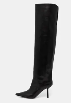 Le Silla ghete de piele Stivale Bella femei, culoarea negru, cu toc cui, 4276C080BXPPGLO001 imagine