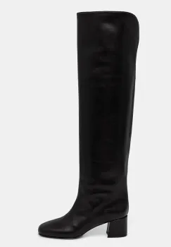 Le Silla ghete de piele Stivale Danielle femei, culoarea negru, cu toc drept, 1368C050RBPPGLO001 imagine