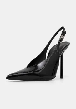 Le Silla pantofi cu toc Chanel Clivage culoarea negru, 4225C100BLPPKAB001 imagine