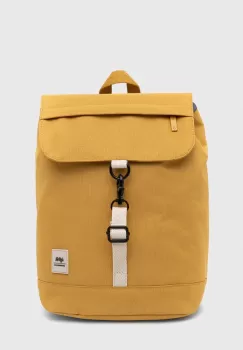 Lefrik rucsac culoarea galben, mare, neted imagine