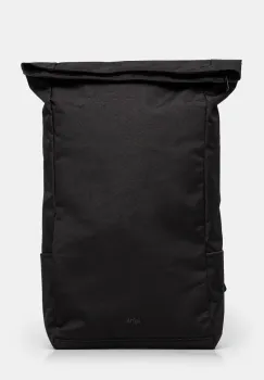 Lefrik rucsac Roll culoarea negru, mare, neted, Roll imagine