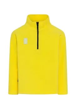 Lego bluza copii culoarea galben, neted imagine