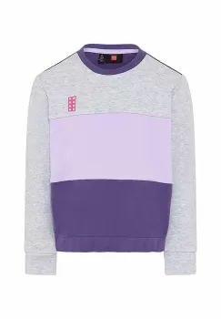 Lego bluza copii culoarea violet, modelator imagine
