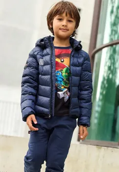 Lego geaca de puf pentru copii LWJESTED 600 culoarea albastru marin, 11010567 imagine