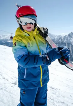 Lego geaca de schi pentru copii culoarea alb, 11010598 imagine