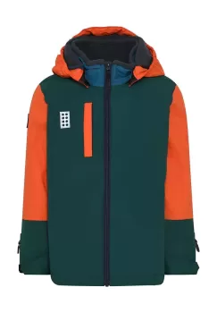 Lego geaca de schi pentru copii culoarea portocaliu imagine