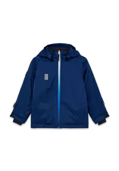 Lego geaca de schi pentru copii culoarea rosu imagine