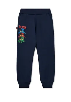 Lego pantaloni de trening din bumbac pentru copii LWPASI 700 culoarea bleumarin, cu imprimeu, 11010946 imagine