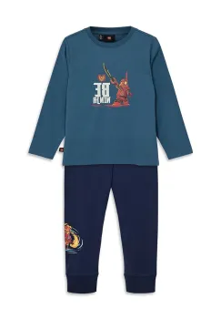 Lego pijamale de bumbac pentru copii LWARIS 703 cu imprimeu, 12011349 imagine