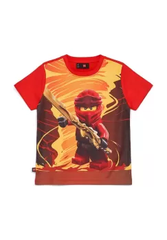 Lego tricou de bumbac pentru copii culoarea rosu, cu imprimeu imagine