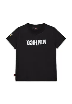 Lego tricou de bumbac pentru copii LWTANO 613 culoarea negru, cu imprimeu, 12011276 imagine