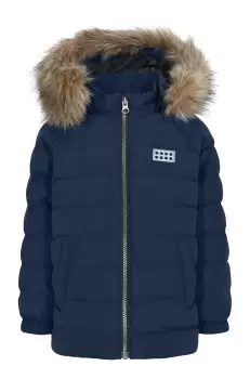 Lego Wear Geaca copii culoarea albastru marin imagine