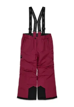 Lego Wear pantaloni copii culoarea bordo imagine