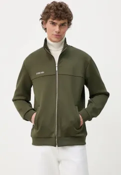 Les Deux bluza barbati, culoarea verde, neted imagine