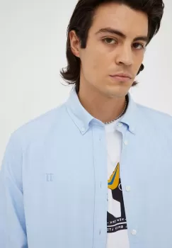 Les Deux camasa barbati, cu guler button-down, regular imagine