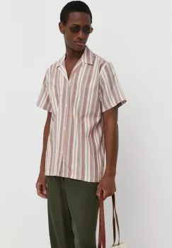 Les Deux camasa din bumbac barbati, culoarea verde, regular imagine