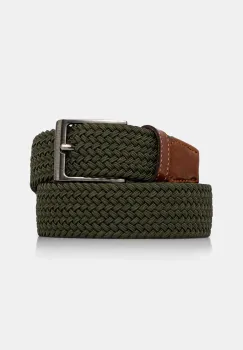 Les Deux curea barbati, culoarea verde, LDM970004 imagine